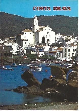POSTAL L01717: Vista frontal de Cadaques. Girona