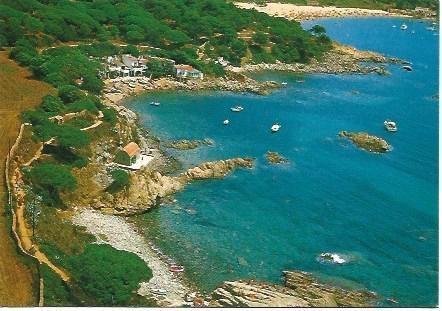 POSTAL L01724: Cala Saigue y playa del Castell en la Costa Brava
