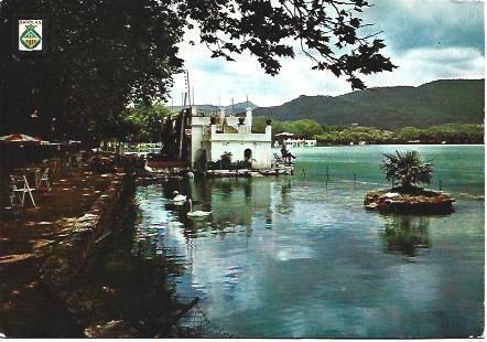 POSTAL L01733: Vista parcial del lago de Banyoles, Girona