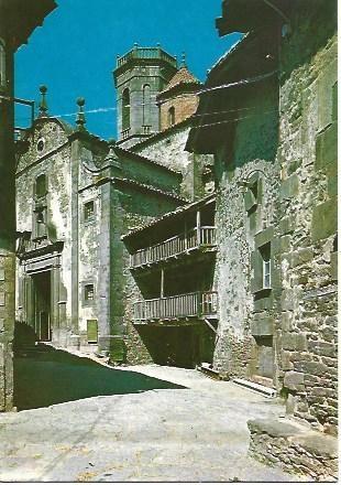 POSTAL L01701: Fachada de la iglesia de Rupit, Barcelona