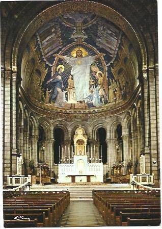 POSTAL L01673: Coro del Sagrado Corazon de Paris