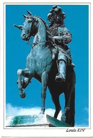 POSTAL L01678: Estatua ecuestre de Luis XIV