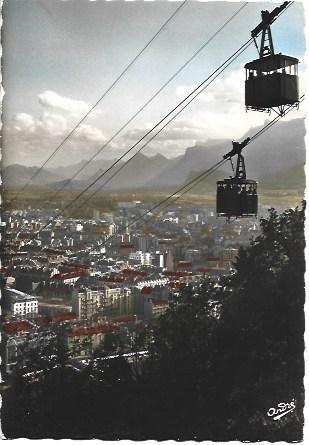 POSTAL L01681: Teleferico de Grenoble, Francia