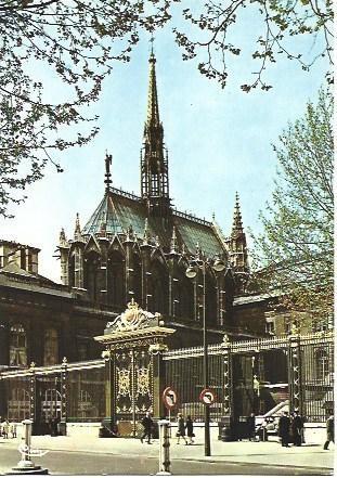 POSTAL L01683: Santa Capilla del Palacio en Paris