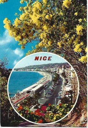 POSTAL L01686: Paseo Maritimo de Niza. Francia