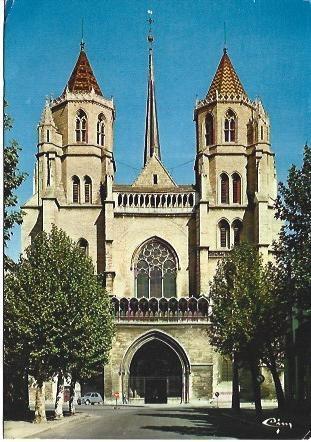 POSTAL L01688: Dijon. Catedral Saint Benigne