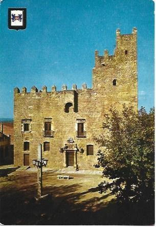 POSTAL L01691: Plaza del Castillo en La Bisbal, Girona