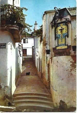 POSTAL L01695: Calle tipica de Canet de Mar