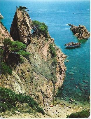 POSTAL L01696: Vista aerea de Cala Marquesa, Girona