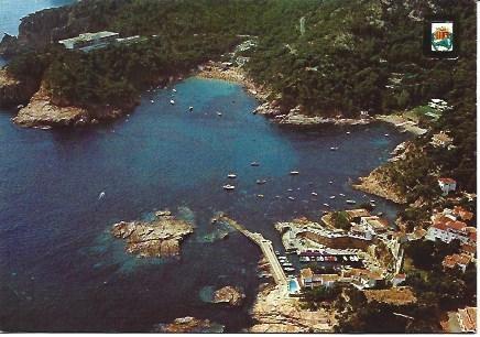 POSTAL L01734: Vista aerea de Fornells i Aiguablava