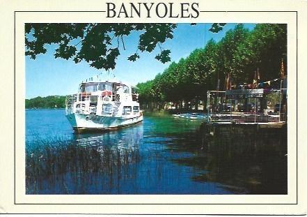 POSTAL L01736: Vista parcial del Lago de Banyoles