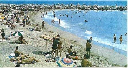 POSTAL L01778: Playa de El Masnou, Barcelona