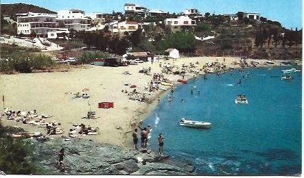 POSTAL L01780: Playa d'en Grifeu en Llança, Girona