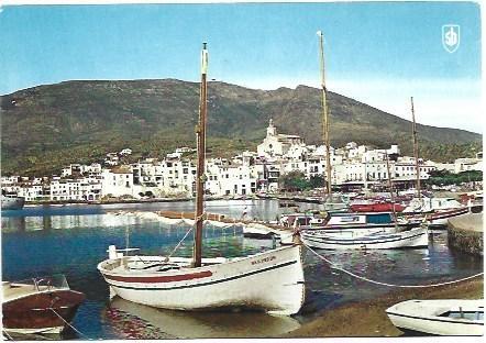 POSTAL L01783: Barcas en la playa de Cadaques