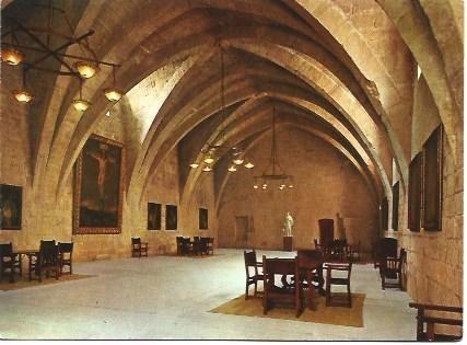 POSTAL L01789: Locutorio del Monasterio de Poblet