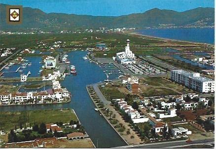 POSTAL L01791: Empuriabrava, vista aerea