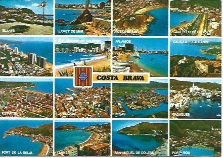POSTAL L01793: Diversos pueblos de la Costa Brava