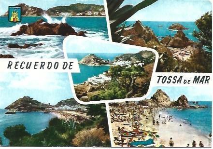 POSTAL L01771: Recuerdo de Tossa de Mar