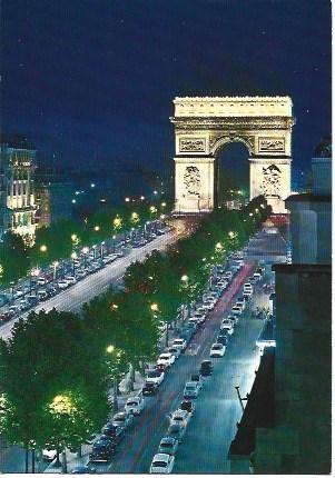 POSTAL L01670: Paris. Arco del Triunfo