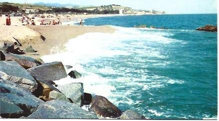 POSTAL L01768: Playa de Arenys de Mar, Barcelona