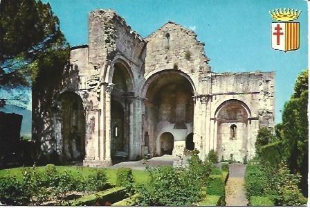 POSTAL L01743: Iglesia de Santa Maria de Besalu, Girona