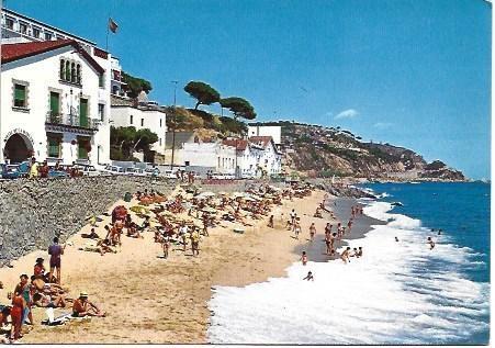 POSTAL L01745: Playa de Sant Pol de Mar