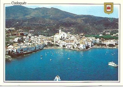 POSTAL L01751: Vista aerea de Cadaques