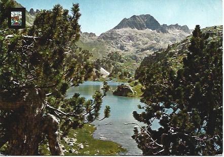 POSTAL L01754: Lago en Colomes, Vall d'Aran