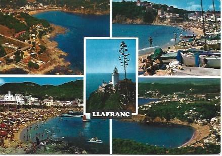 POSTAL L01763: Vistas de Llafranc, Girona