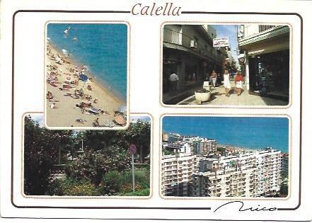 POSTAL L01767: Vistas de Calella, Barcelona