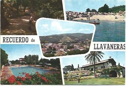 POSTAL L01572: Recuerdo de Llavaneres
