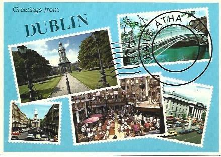 POSTAL L01591: Saludos de Dublin