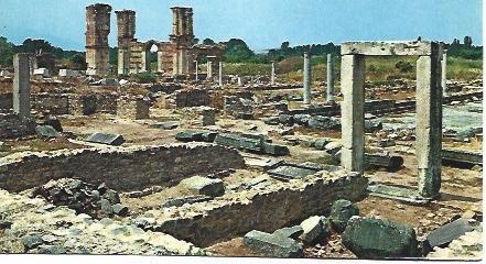 POSTAL L01592: Forum de Filipos, Grecia