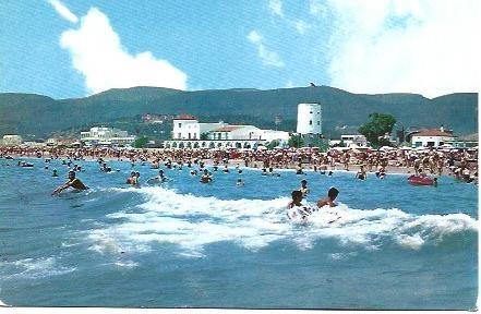POSTAL L01542: Vista de Castelldefels, Barcelona