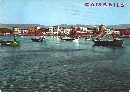 POSTAL L01555: Barcas en Cambrils, Tarragona