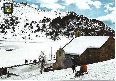 POSTAL L01557: Ermita de San Gil en Nuria