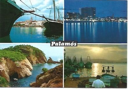 POSTAL L01558: Vistas de Palamos. Girona