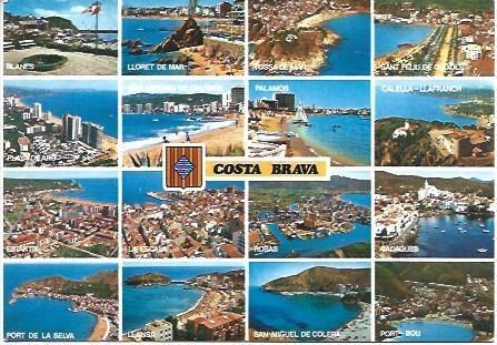 POSTAL L01559: Pueblos de la Costa Brava