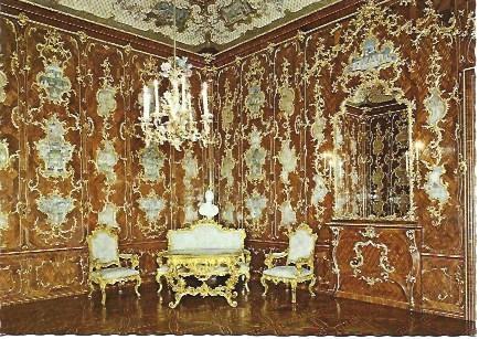 POSTAL L01602: Salon en un palacio de Viena