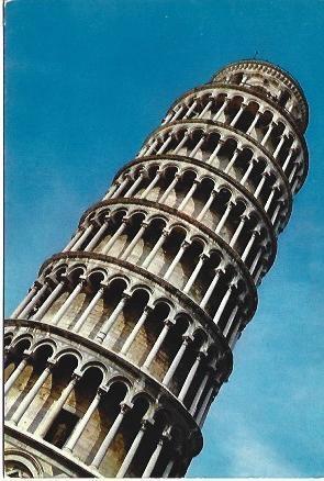POSTAL L01645: Pisa, la torre inclinada
