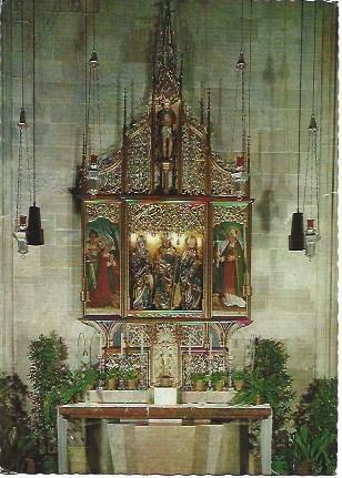 POSTAL L01650: Retablo de San Valentin en Viena