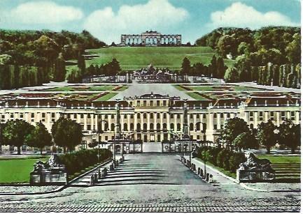 POSTAL L01634: Glorieta del Castillo de Schoenbrunn en Viena