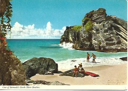 POSTAL L01610: Playa en el sur de Bermudas