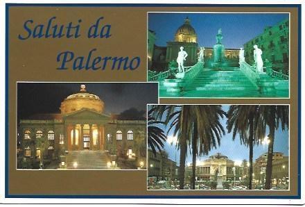 POSTAL L01614: Aspectos de Palermo, Italia
