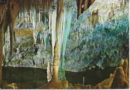 POSTAL L01616: Estalastitas en la Gruta de Borgio Verezzi