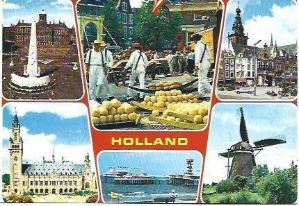 POSTAL L01619: Imágenes de Holanda