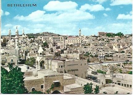 POSTAL L01620: Panoramica de Belén, Israel