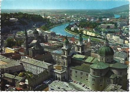 POSTAL L01630: Vista panoramica de Salzburg, Austria