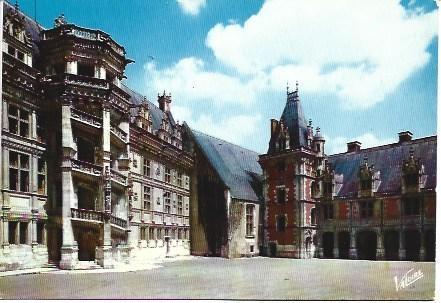 POSTAL L01976: Vista parcial de Blois, Francia