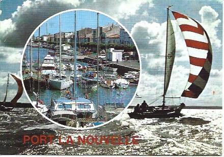 POSTAL L01997: Puerto de La Nouvelle, Francia